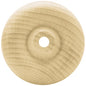 Wood Turning Shapestoy Wheel 1 inch X.375 inch (1/4 inch Hole) 4 Per Pkg