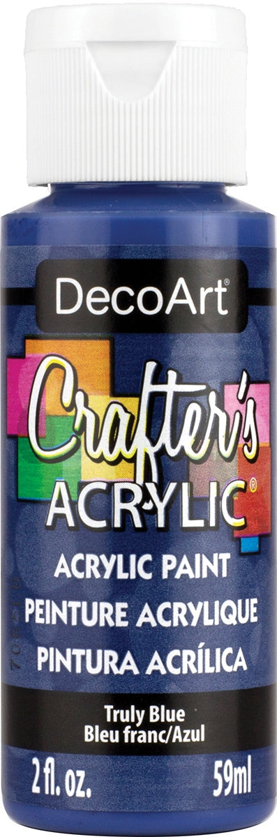 Crafter s Acrylic AllPurpose Paint 2ozTruly Blue