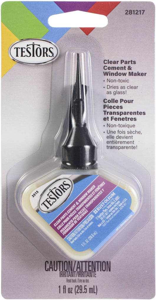 Testors Clear Parts Cement 1oz