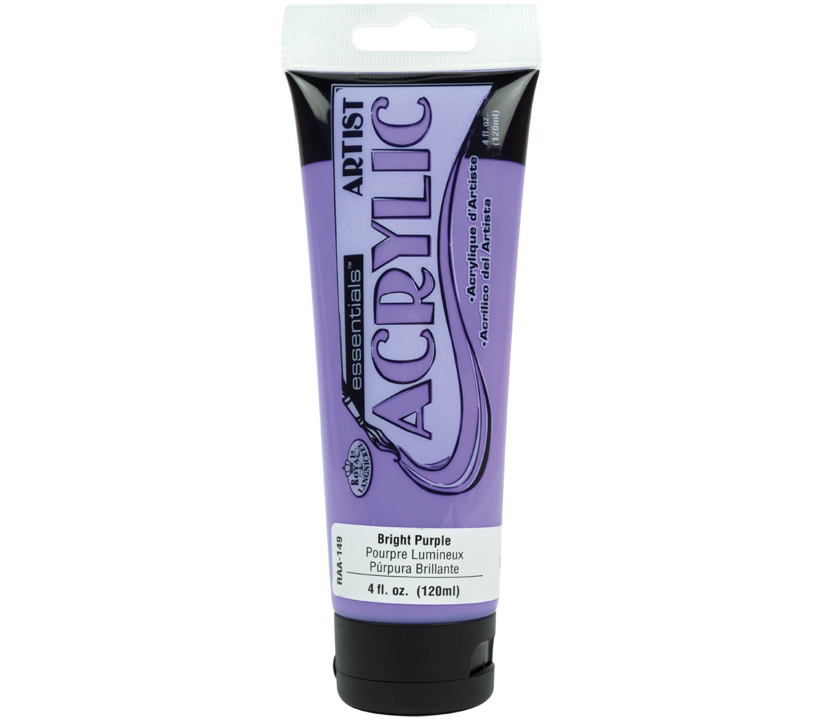 essentialsTM Acrylic Paint 4oz Bright Purple