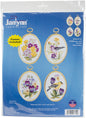 Janlynn Embroidery KitWildflowers and Finches3.25inchesX4.25inches Stitched In Floss