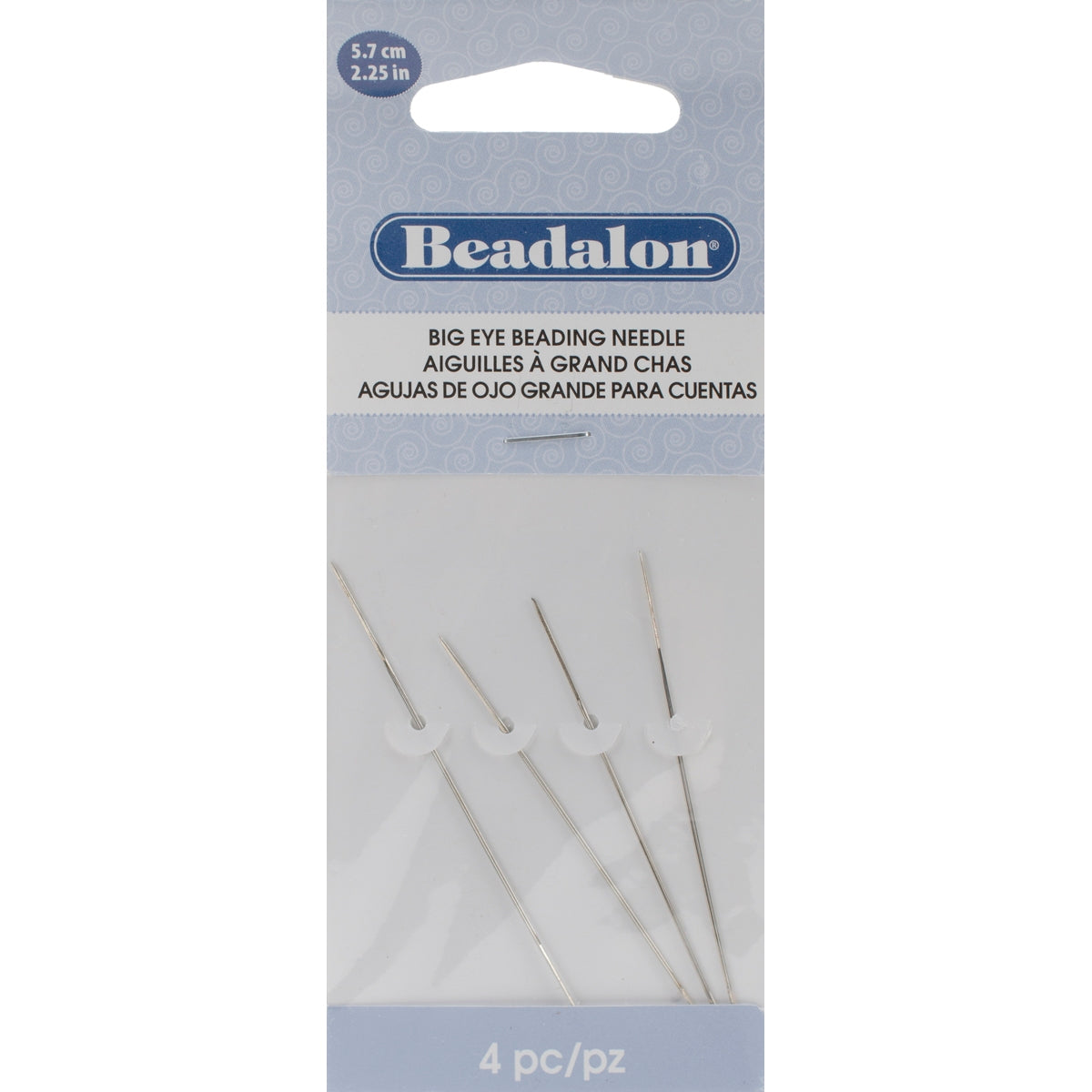 Big Eye Beading Needles 4 Per Pkg 2.25 inch