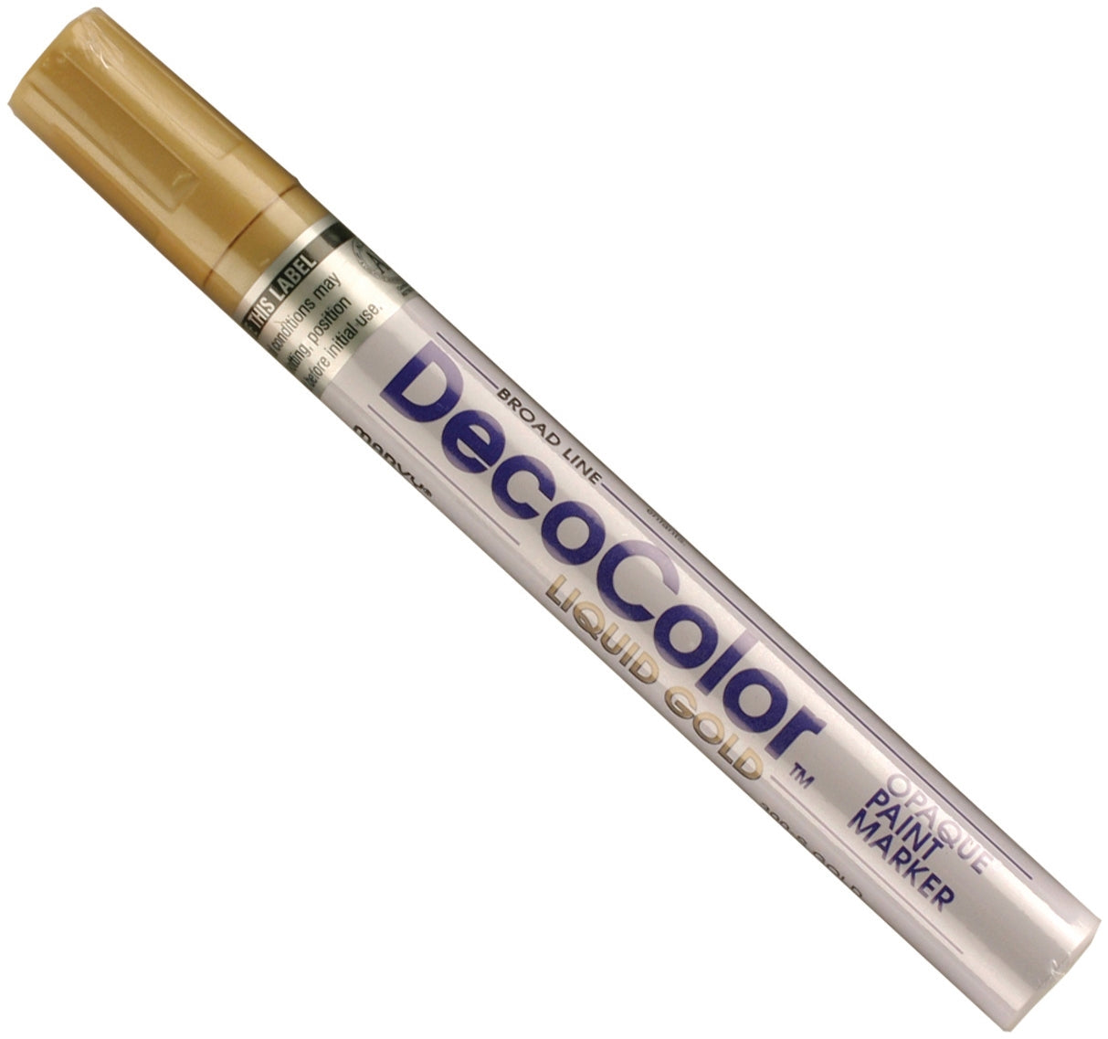 Decocolor Broad Opaque Oil Based Paint Marker Open Stock Gold