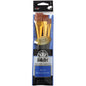 FolkArt Bronze Taklon Brush Set-3 Per Pkg