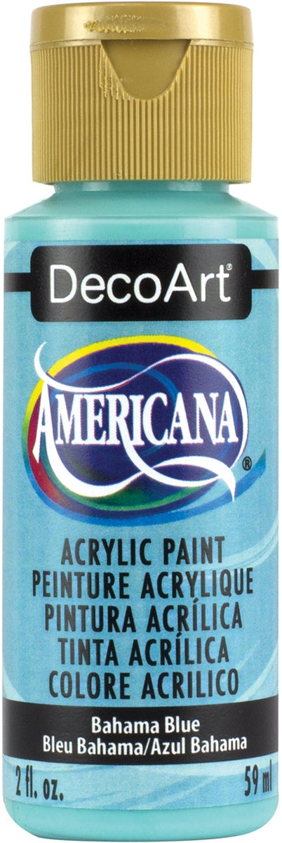 Americana Acrylic Paint 2oz Bahama Blue Opaque