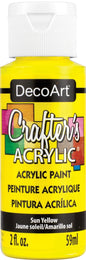 Crafter s Acrylic All Purpose Paint 2oz Sun Yellow