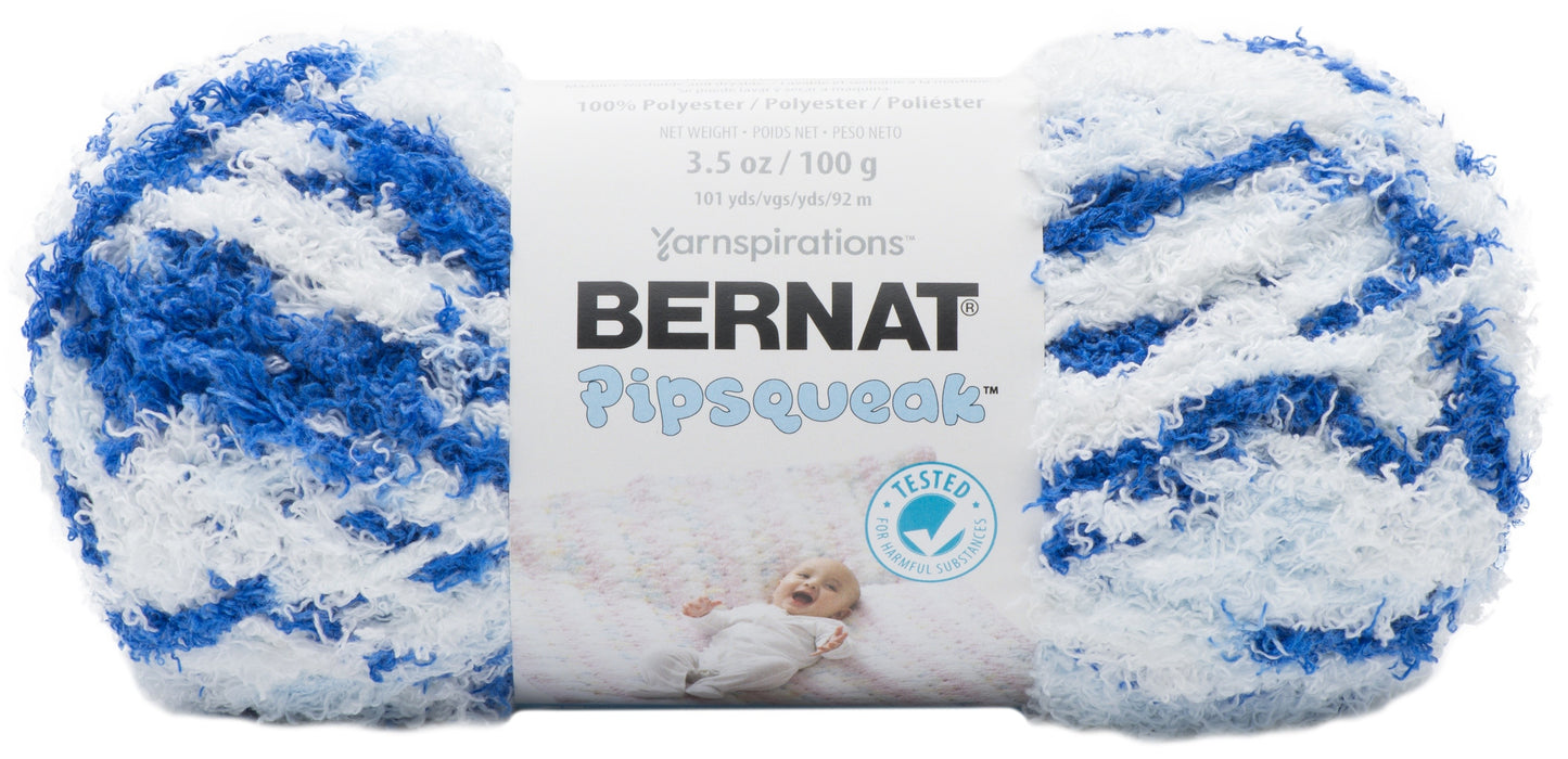 Bernat Pipsqueak Yarn Blue Jean Swirl 1 Pack of 1 Skein