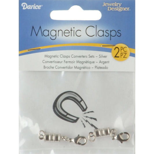 Magnetic Clasps 7mm 2 Per Pkg Nickel