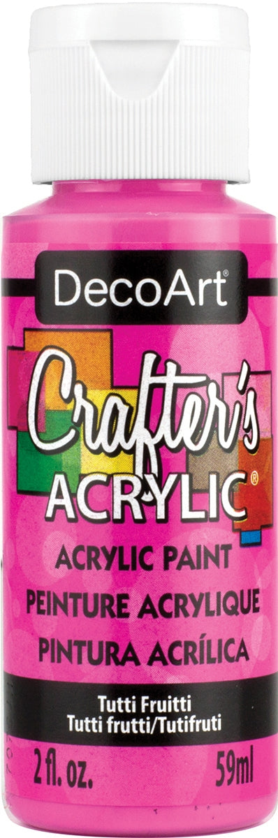 Crafter s Acrylic All Purpose Paint 2oz Tutti Fruitti