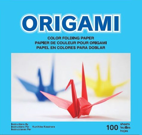 Origami Paper 5.875 inch X5.875 inch 100 Per Pkg Assorted Colors