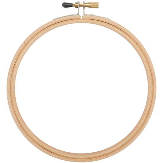 Frank A. Edmunds Wood Embroidery Hoop W Round Edges 4 Natural inch