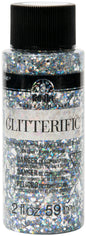 FolkArt Glitterific Glitter Paint 2oz Silver