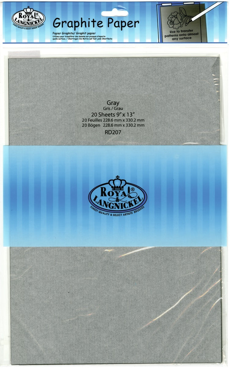 Grey Transfer Paper-9 inch X13 inch 20 Per Pkg