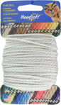 M and R Technologies Needloft Craft Yarn 20ydSilver 1 pack of 1 Skein