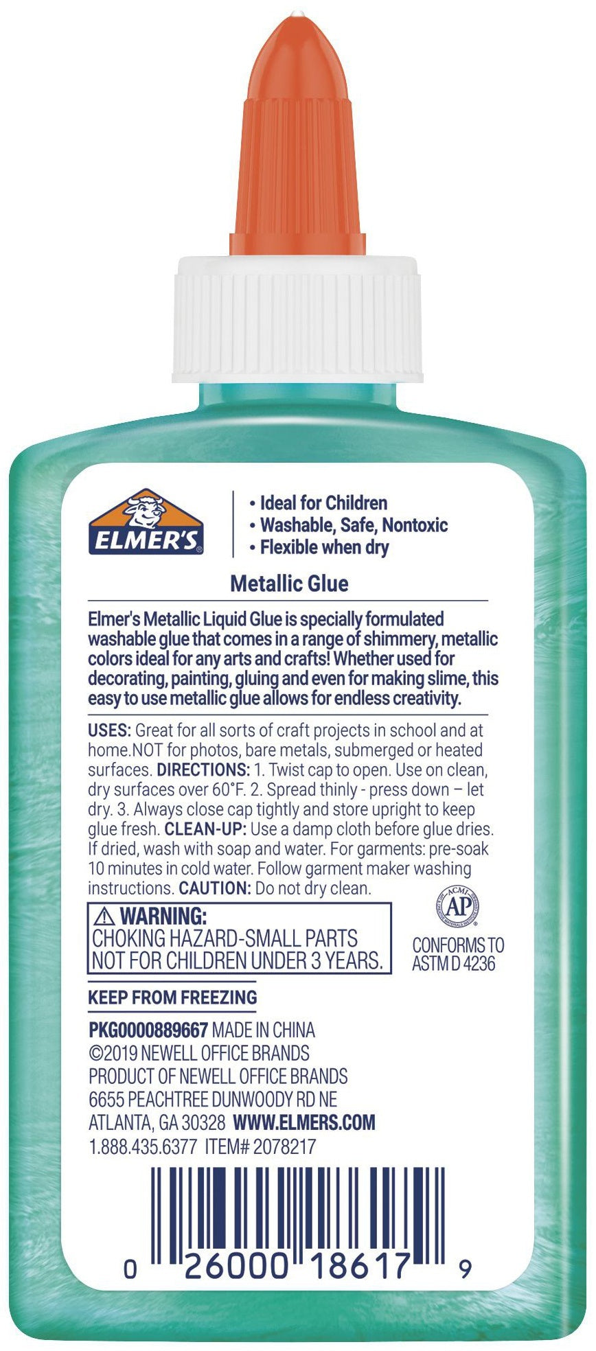 Elmer s Metallic Glue 5oz Teal