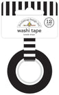 Doodlebug Washi Tape 15mmx12yd Tuxedo Stripe I Heart Travel