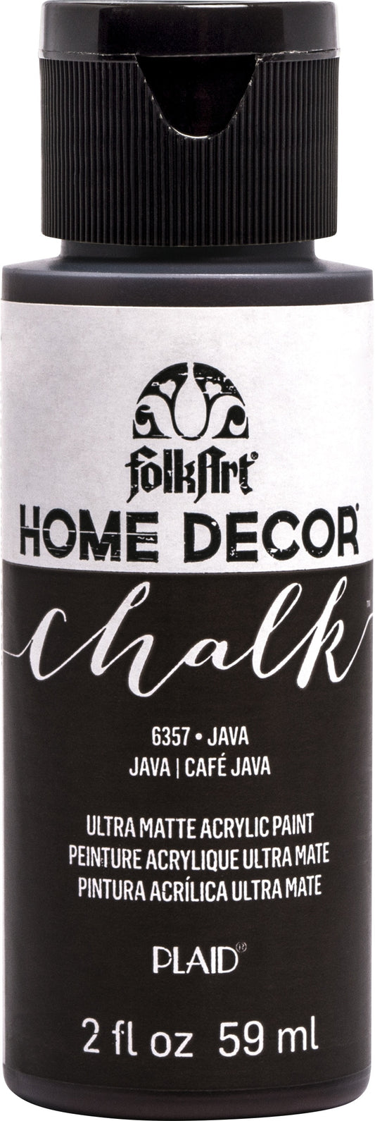 FolkArt Home Decor Chalk Paint 2oz Java