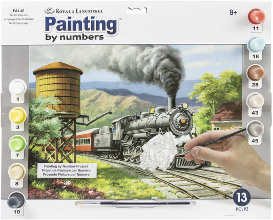 Paint By Number Kit 15.375 X11.25 inch No. 90 s Daily Run inch