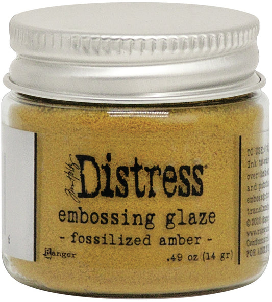 Tim Holtz Distress Embossing Glaze Fossilized Amber