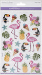 MultiCraft Foil Fun Stickers Flamingo