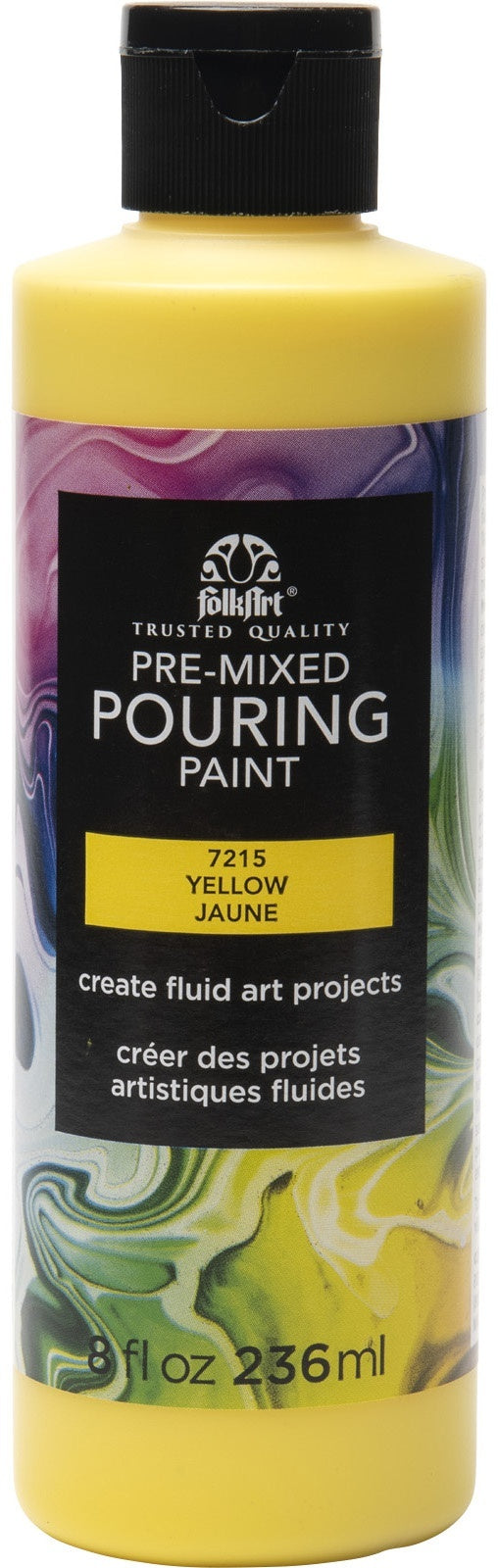 Folkart Pouring Paint 8oz Yellow