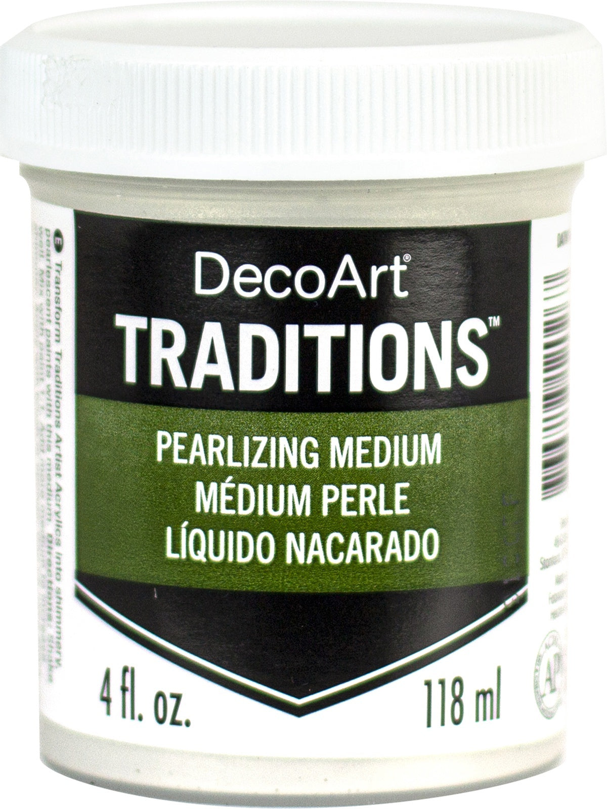 Traditions Artist Acrylic Pearlizing Medium 4oz White