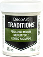 Traditions Artist Acrylic Pearlizing Medium 4oz White