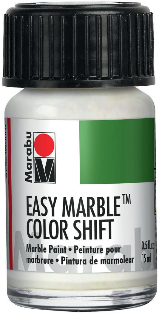 Marabu Easy Marble 15ml Metallic Teal Silver Red