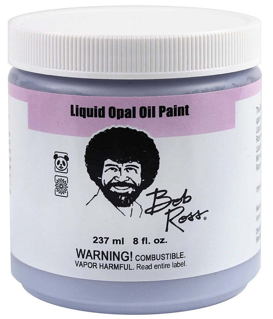 Bob Ross Oil Paint Base Coat 237ml 8oz Liquid Opal