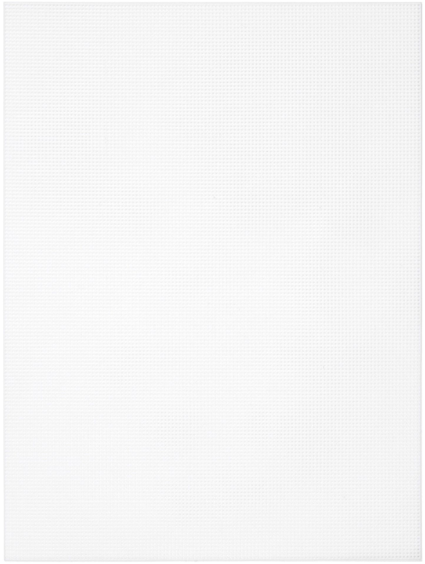 Cousin Perforated Plastic Canvas 14 Count 8.5inchesX11inches White