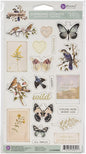 Nature Lover Chipboard Stickers 39 Per Pkg Shapes W/Foil Accents