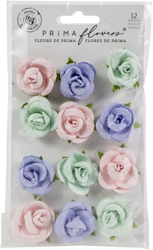 Prima Marketing Mulberry Paper Flowers Watercolor Sweet Watercolor Floral