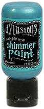 Dylusions Shimmer Paint 1oz Calypso Teal 1 Pack of 1 Piece