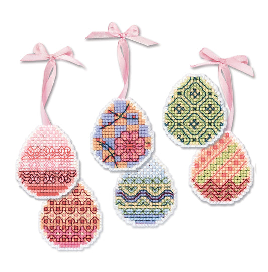 RIOLIS Plastic Canvas Kit 2.25 inch X2.25 inch 6 Per Pkg Easter Patterns (10 Count)