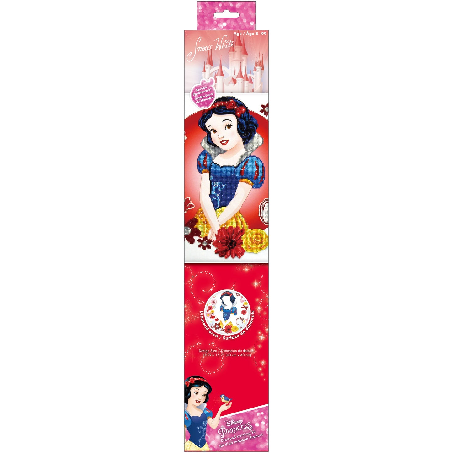 Camelot Dotz Diamond Art Kit 15.7 Inch X15.7 Inch Disney Snow Whites World