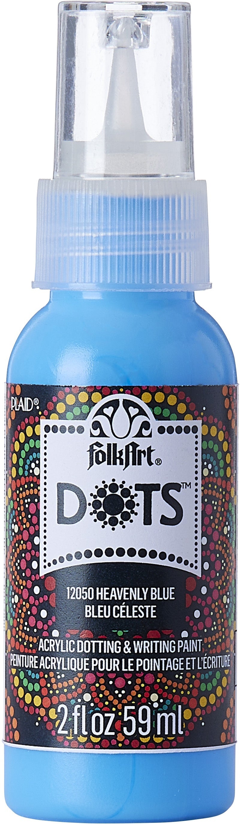 FolkArt Dots Acrylic Paint 2 oz Heavenly Blue