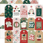 Boho Christmas Double Sided Cardstock 12 X12 inch Tags Elements inch