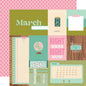 Noteworthy Double Sided Cardstock 12 X12 inch March inch