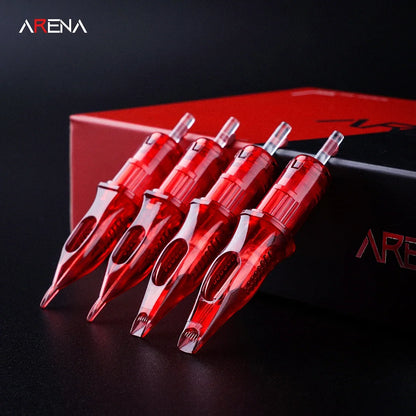 Size: 5RL, Color: Red - Sterilized Tattoo Cartridge Needles Makeup Permanent Needles Round Liner 0.35mm/0.30mm/0.25mm 1RL Tattoo Nozzle Tattoo Supplies