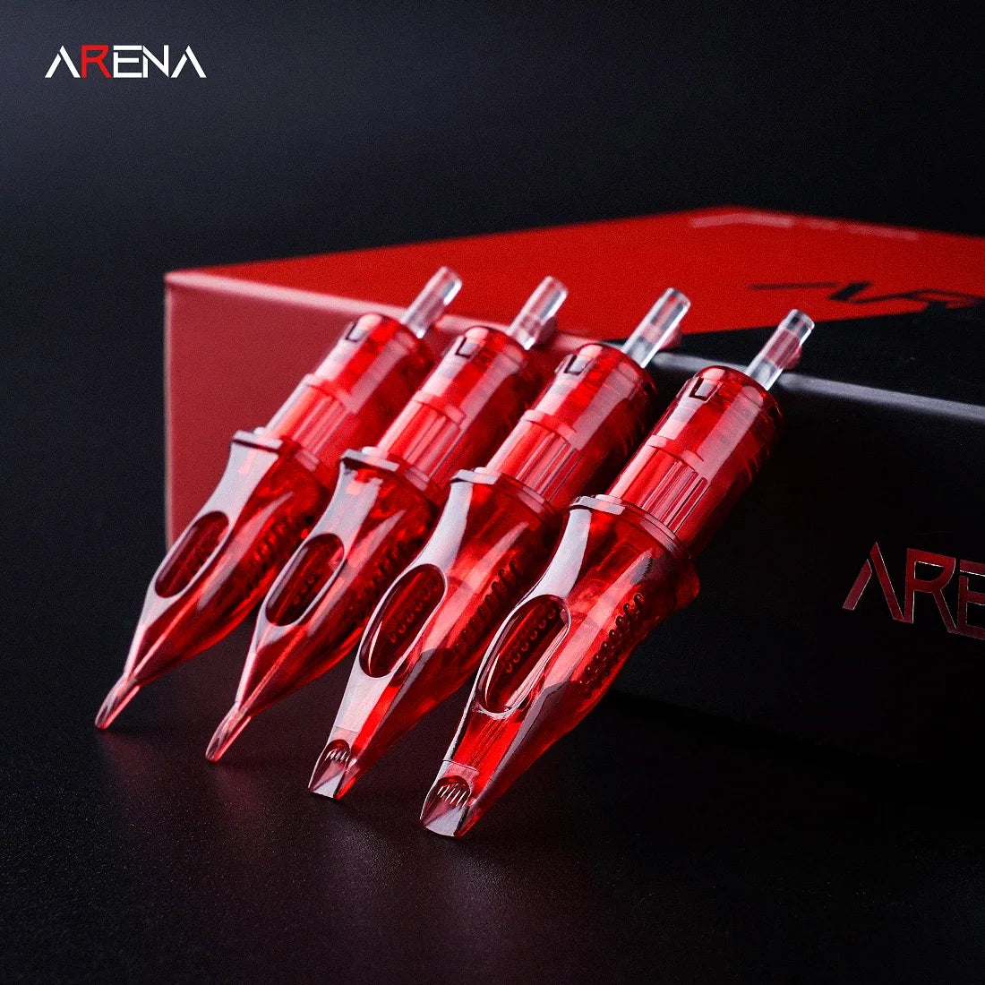 Size: S, Color: Red - Sterilized Tattoo Cartridge Needles Makeup Permanent Needles Round Liner 0.35mm/0.30mm/0.25mm 1RL Tattoo Nozzle Tattoo Supplies