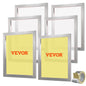 VEVOR Screen Printing Kit, 6 Pieces Aluminum Silk Screen Printing Frames, 20x24inch Silk Screen Printing Frame with 160 Count Mesh, High Tension Nylon Mesh and Sealing Tape for T-shirts DIY Printing