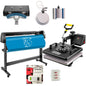 15"x15" Heat Press 6 In 1 Sublimation Machine + 53" Vinyl Cutter/plotter Cutting