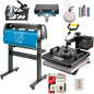 Heat Press 6 In1 Sublimation Machine 15"x15" + Vinyl Cutter 28" Plotter Cutting