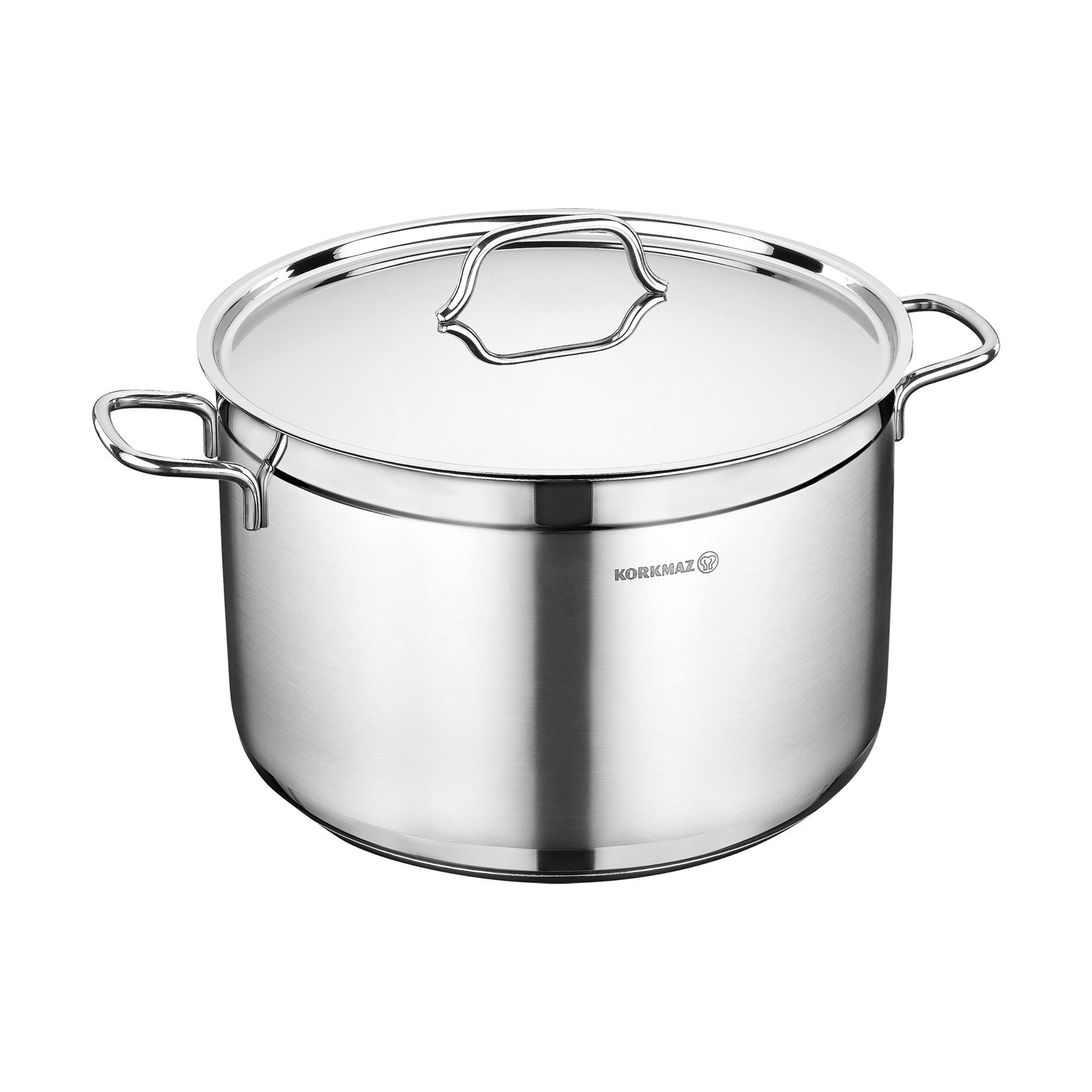 Korkmaz Korkmaz Alfa 2 Piece 5.5 Liter Stainless Steel Casserole Dish with Lid