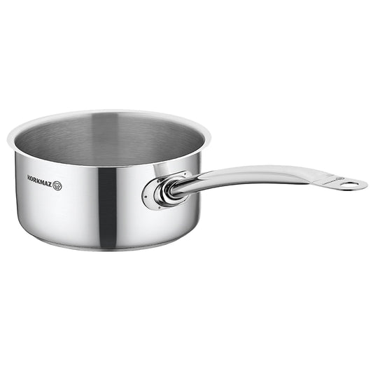Korkmaz Korkmaz Gastro Proline 7.3 Liter Stainless Steel Saucepan in Silver