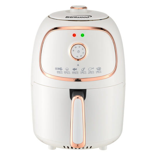 Brentwood Brentwood 2 Quart Small Electric Air Fryer with Timer and Temp Control- White