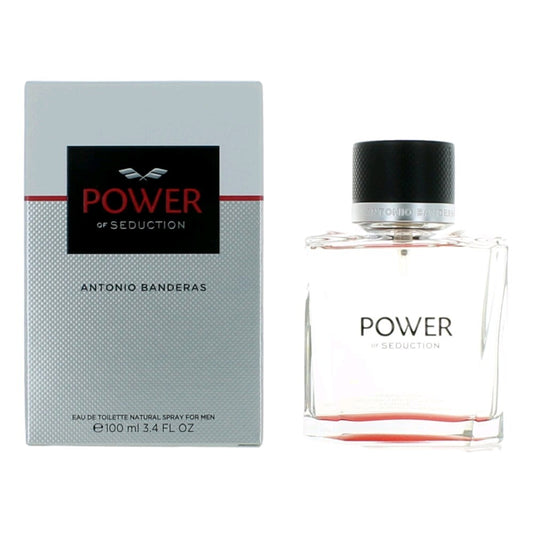 Power of Seduction by Antonio Banderas, 3.4 oz Eau De Toilette Spray for Men
