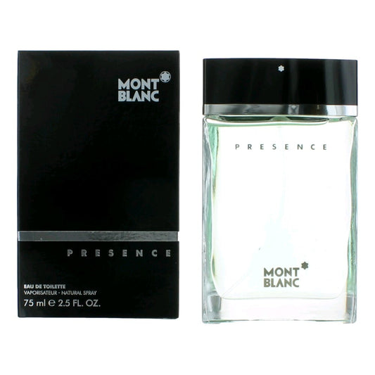 Mont Blanc Presence by Mont Blanc, 2.5 oz Eau De Toilette Spray for Men