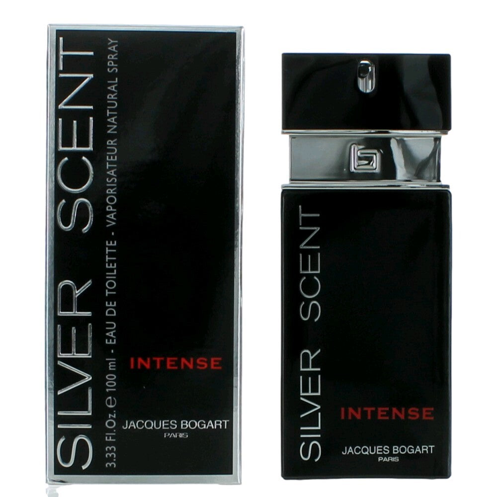 Silver Scent Intense by Jacques Bogart, 3.4 oz Eau De Toilette Spray for Men