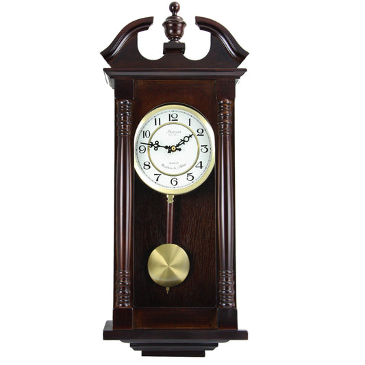 Bedford Clock Collection Bedford Clock Collection 27.5 Inch Cherry Oak Wall Clock
